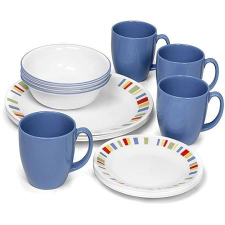 Conjunto De Vajilla Corelle Livingware Memphis 16 Piezas