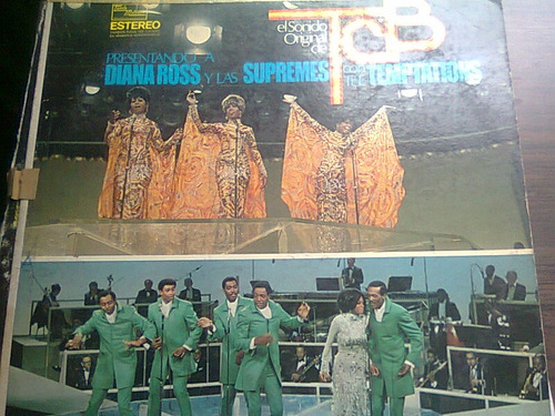 Disco Acetato De Presentando A Diana Ross Y Las Supremes Con