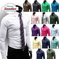 Camisa Hombre Entallada Vs Colores Slim Fit La Mejor Calidad