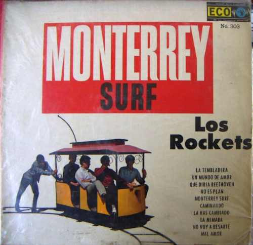 Rock Mexicano, Los Rockets, ( Monterrey Surf), Lp 12´,