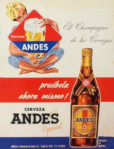 Carteles Antiguos Chapa Gruesa 20x30cm Cerveza Beer Dr-219