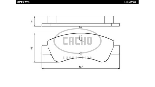 Pastilla De Freno Del P/ Peugeot 206 Sw 98/