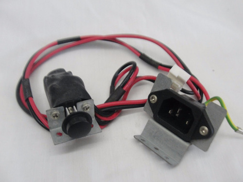 Chave Power + Conector Do Cabo Ac Tv Philco Ph19b Lcd