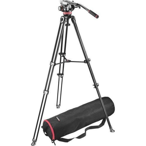 Tripé Manfrotto Mvk502am Com Cabeça Hidráulica Mvh502a