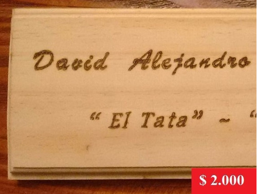 Letras Pirograbadas En Madera: Nombres, Poemas.  Artesania