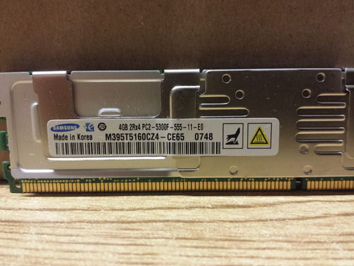 Memoria Servidor Dell Hp Kit 16gb Pc2-5300f Ddr2 4x4gb