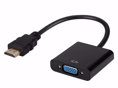 Cable Adaptador 1080p Hdmi Macho A Vga Hembra Video Laptop