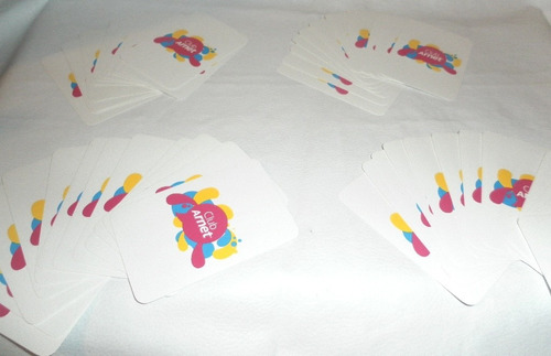 Cartas Naipes De Publicidad Club Arnet Españolas De 50 Plast