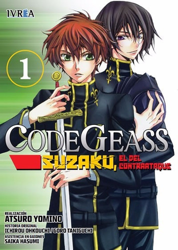 Manga Code Geass Suzaku El Del Contra Ataque Tomo 01 - Ivrea