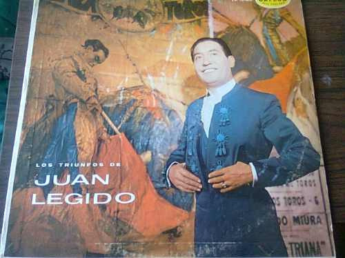 Disco Acetato De Los Triunfos De Juan Legido