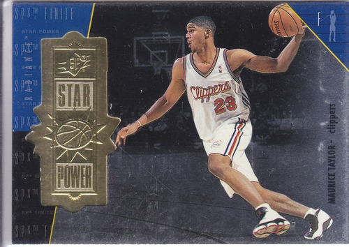 1998-99 Spx Finite Radiance Star Power Maurice Taylor /2700