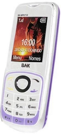 Celular Bak Bk-671x Câmera 12.1mp Dual Chip Branco E Lilas