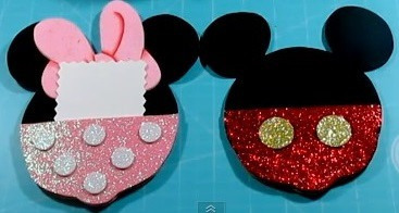 Invitacion De Minnie Y Mickey Mouse