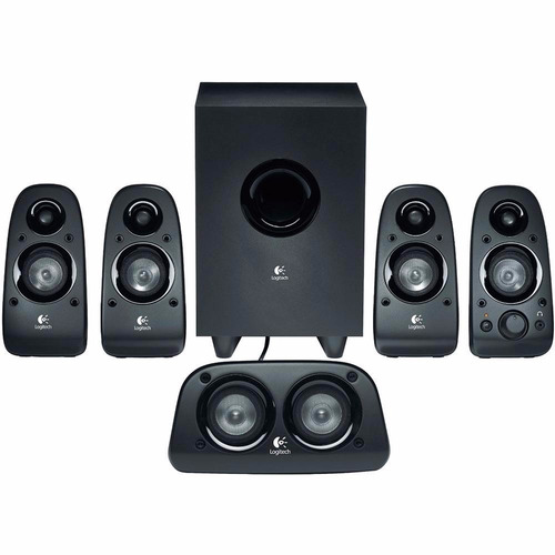 Caixa De Som Logitech Z506 5.1 Subwoofer 75 Rms Amplificada