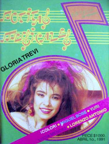 Revista Notitas Musicales, Gloria Trevi En Portada