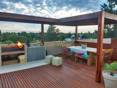 Pergola Madera Dura Eucalipto Grandis/laurel