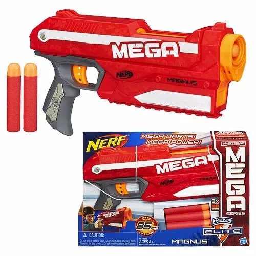 Lamer vestirse Útil Nerf N-srtrike Elite Mega Magnus Hasbro Pistola Dardo Grande