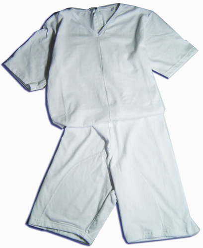 Imagen 2 de 9 de Pack 3 Pijamas Para Adultos Protector De Pañales Alzheimer