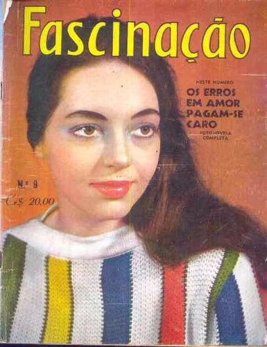 B3370  Revista Fascinação Nº 9 De 1960 Fotonovela Os Erros E