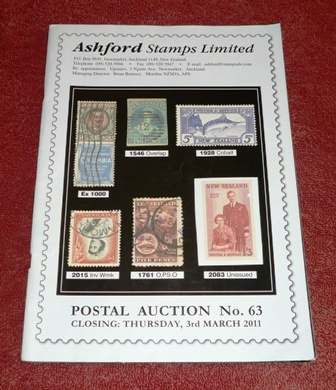Ashford Stamps Limited Catálogo Estampillas 2011 Reino Unido
