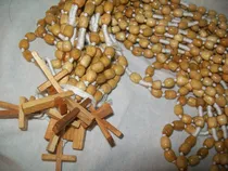 Comprar Gcg Lote 12 Rosarios De Madera Y Cordon Artesanal