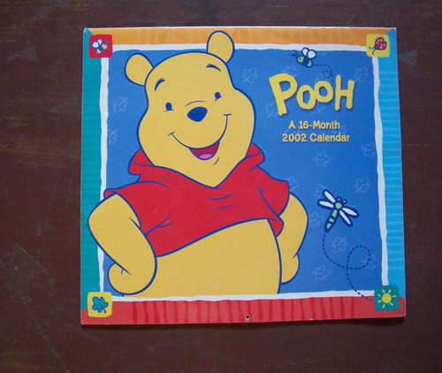 Pooh-calendario Año 2002-edi-disney-the Winnie Pooh