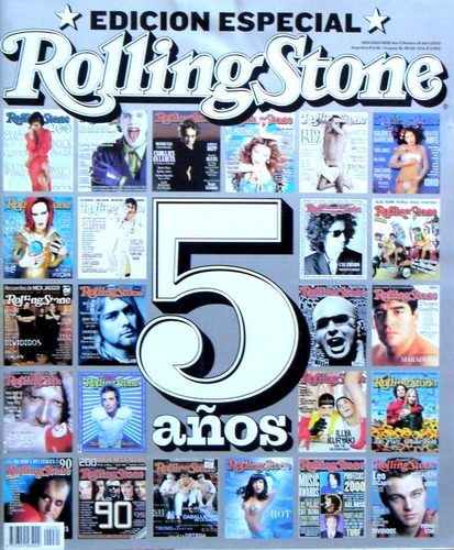 Revista Rolling Stone 61. Abril 2003. 5 Años