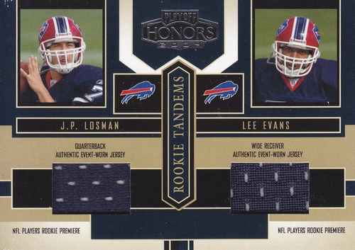 2004 Honors Jerseys J. P. Losman Lee Evans Bills