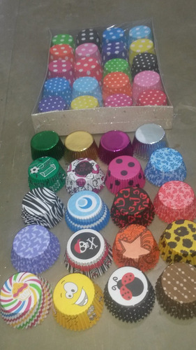 Pirotines Cupcakes Y Muffins X500 Unid Cotillon Sergio Once
