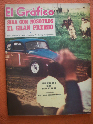 El Grafico 2402 19/10/1965 Rienzi En Racha Tc Automovilismo