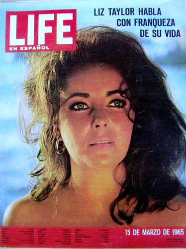 Revista, Life En Español, Elizabeth Taylor En Portada 1965