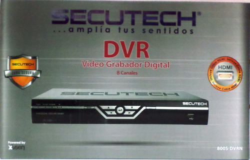 Dvr Secutech 8 Canales Sin Disco Duro Salida Hdmi