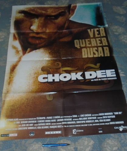 Chok Dee Poster Gigante Do Filme 2005 Kickboxing (Usado)