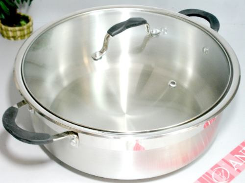 Arrocera Acero Inox 34 Cms 12 Lts Mod.: 341300 Ss-s