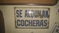 Comprar X - Antiguo Cartel Enlozado Se Alquilan Cocheras - X