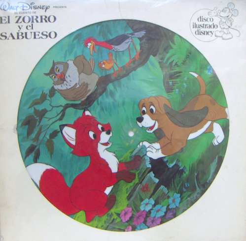 Walt Disney, El Zorro Y El Sabueso, Fotodisco 12´,