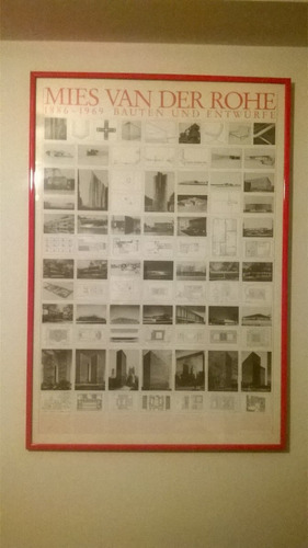 Afiche Mies Van Der Rohe  Bauten Und Entwurfe