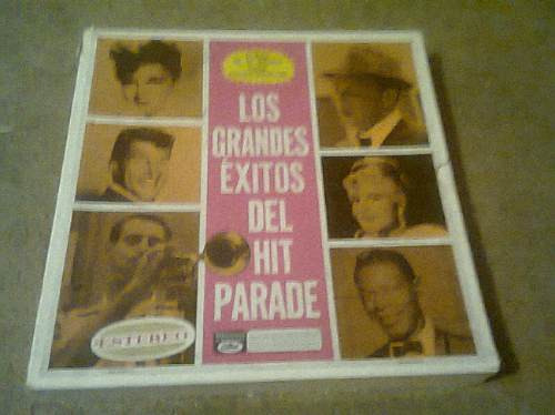 Album Discos Acetato De Los Grandes Exitos Del Hit Parade