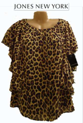 Blusa S Chica Mujer Estampado Tigre Finisima Marcada Talla 4