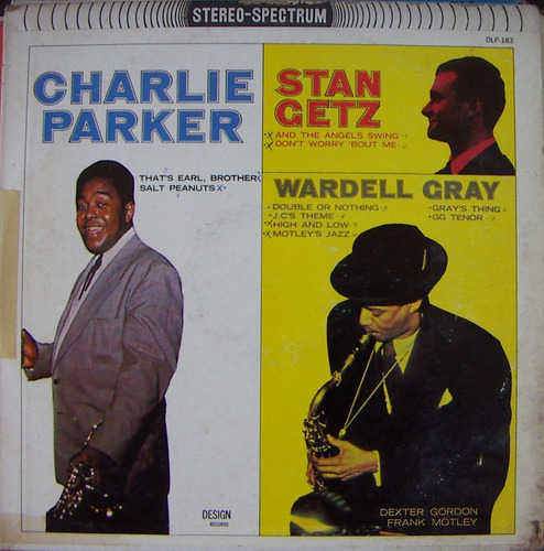 Jazz Inter, Charlie Parker, Stan Getz, Lp12´, Hecho En U S A