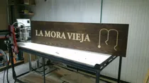Comprar Carteles Para Estancias Tallados En Router Cnc.