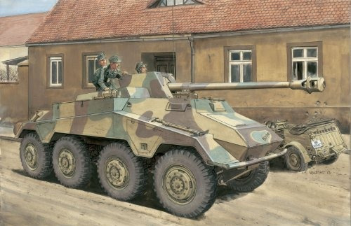 Dragon Models Sd.kfz.234 / 4 Panzerspähwagen Edificio Modelo