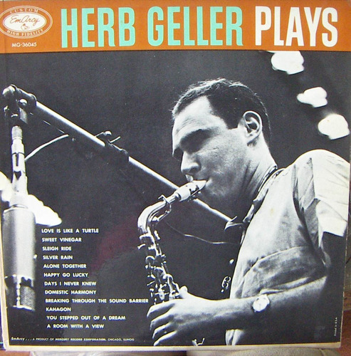 Jazz Inter, Herb Geller,  Plays, Lp 12´, Hecho En U S A
