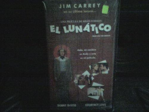 Pelicula Vhs El Lunatico (man On The Moon) Con Jim Carrey