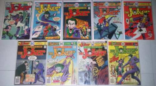 The Line Of Dc Super Stars The Joker Series Set 1-9 Año 1975