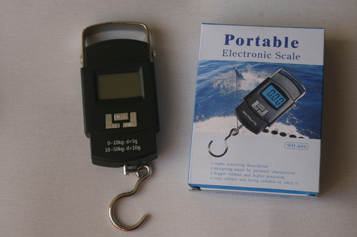 Balanza Digital Portátil Pesca Viaje Camping Hogar 50kg/ 5g