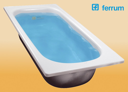 Bañera Ferrum Acero Porcelanizado Sin Borde Ad 160x70 Casco