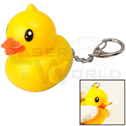 Pack 12 Llaveros Linterna Led Patitos Souvenirs Regalo Luces