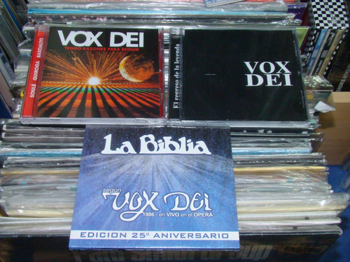 Combo Vox Dei 3 Albumes 3 Cd Nuevo,  / Kktus