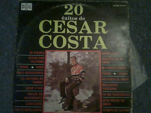 Disco Acetato De Cesar Costa